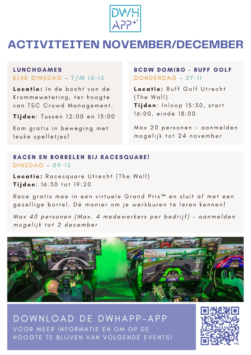 Activiteiten November December - DWHApp